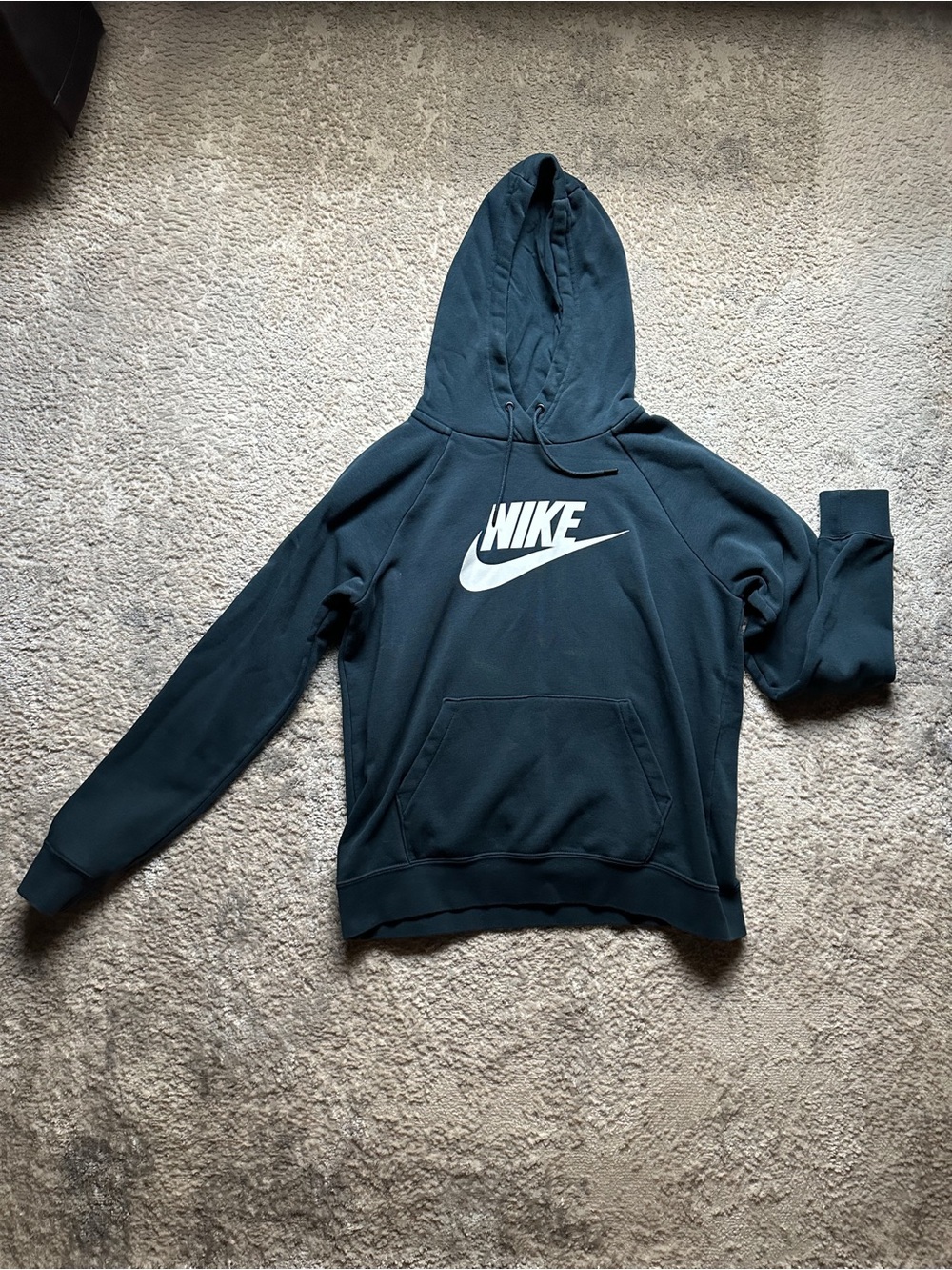 Nike Teal Hoodie with White Logo